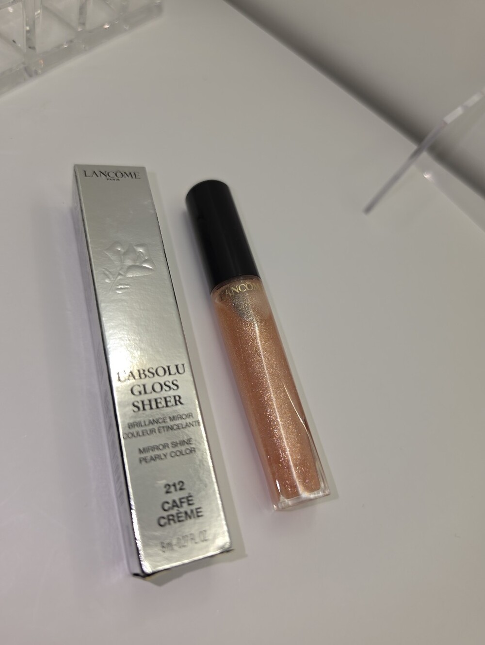 Lancôme Absolu Gloss Sheer Lip Gloss- 212- "Café Crème" **DISCONTINUED!!**